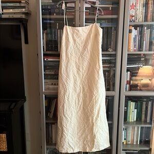Banana Republic Ivory Slip Dress